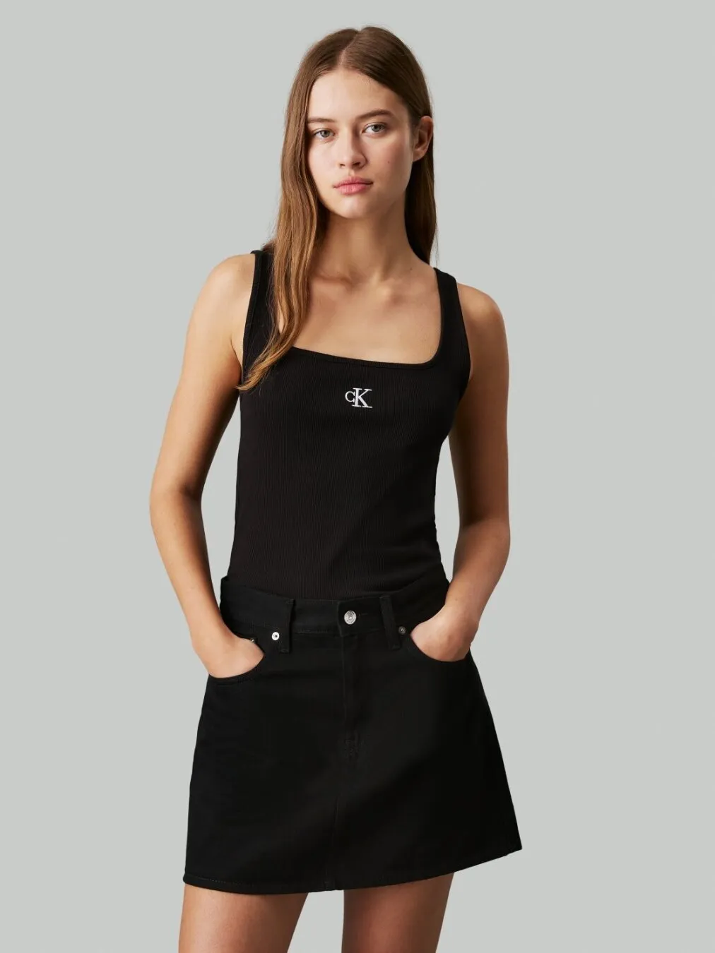 CK RIB TANK TOP