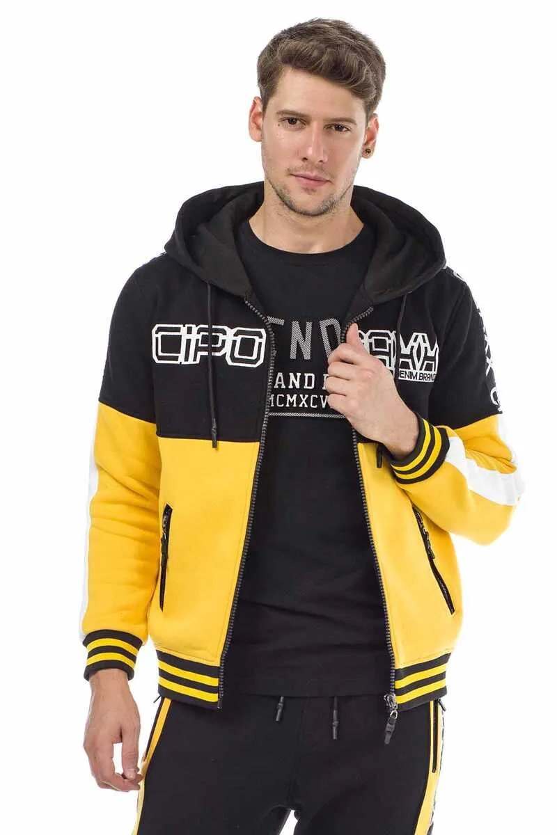 CL301 Herren Sweatjacke mit Markendruck