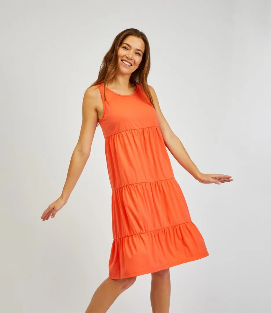 Damenkleid CHANTAL SAM 73 braun XL