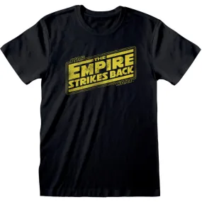 Empire Strikes Back Star Wars Schwarzes Unisex T-Shirt