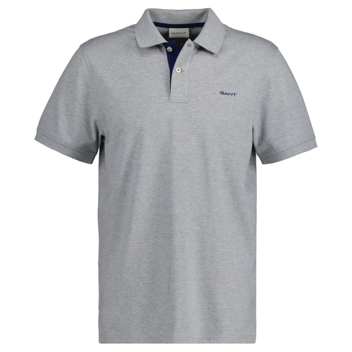 GANT Herren Poloshirt - REGULAR CONTRAST PIQUE RUGGER, Knopfleiste, Cotton Stretch