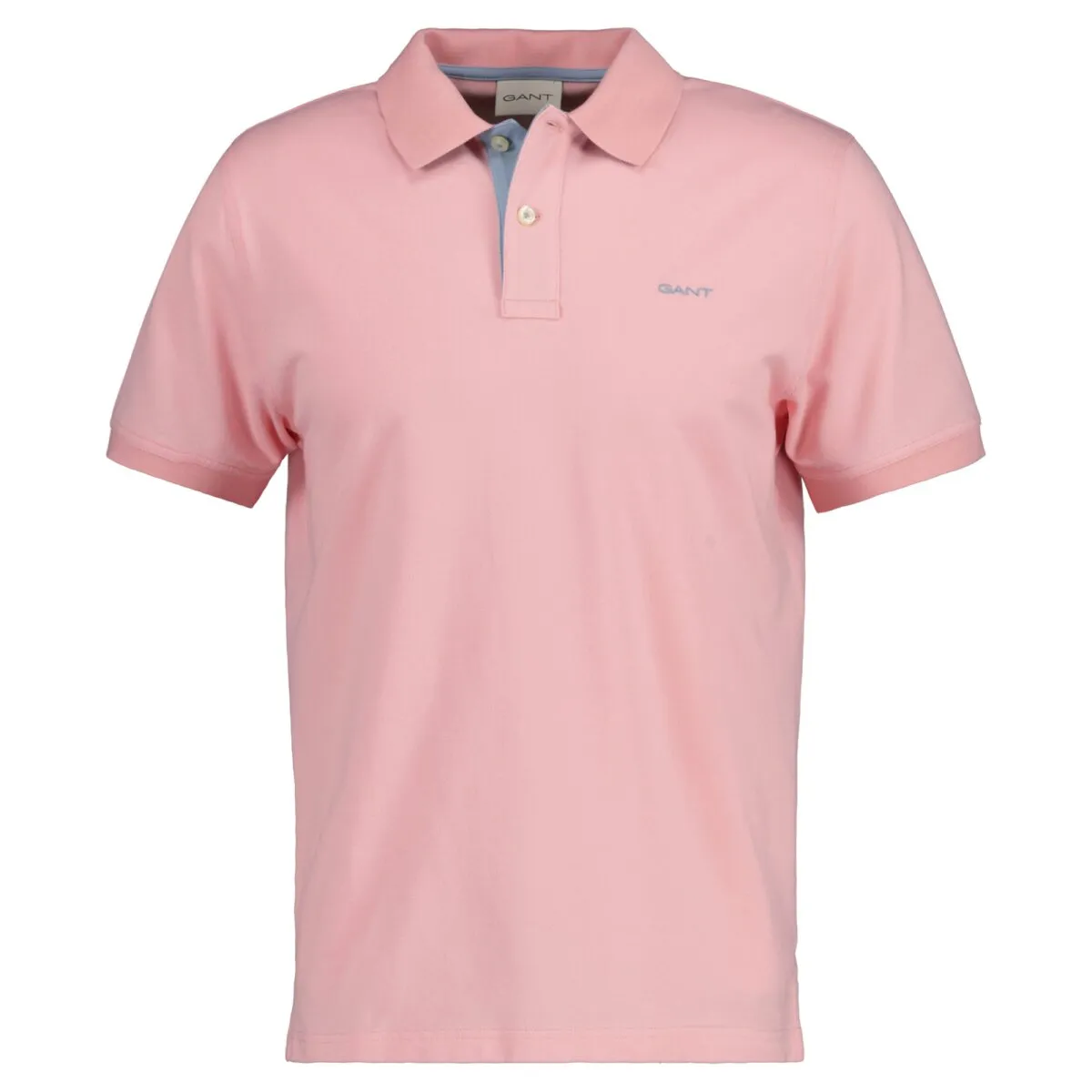 GANT Herren Poloshirt - REGULAR CONTRAST PIQUE RUGGER, Knopfleiste, Cotton Stretch