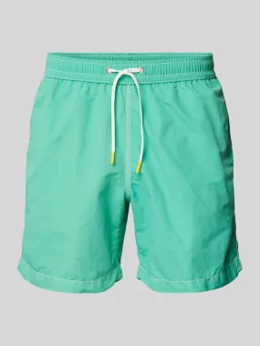 Hartford Badehose mit kontrastiven Ziernähten Modell 'Uni' (hellgruen) online kaufen