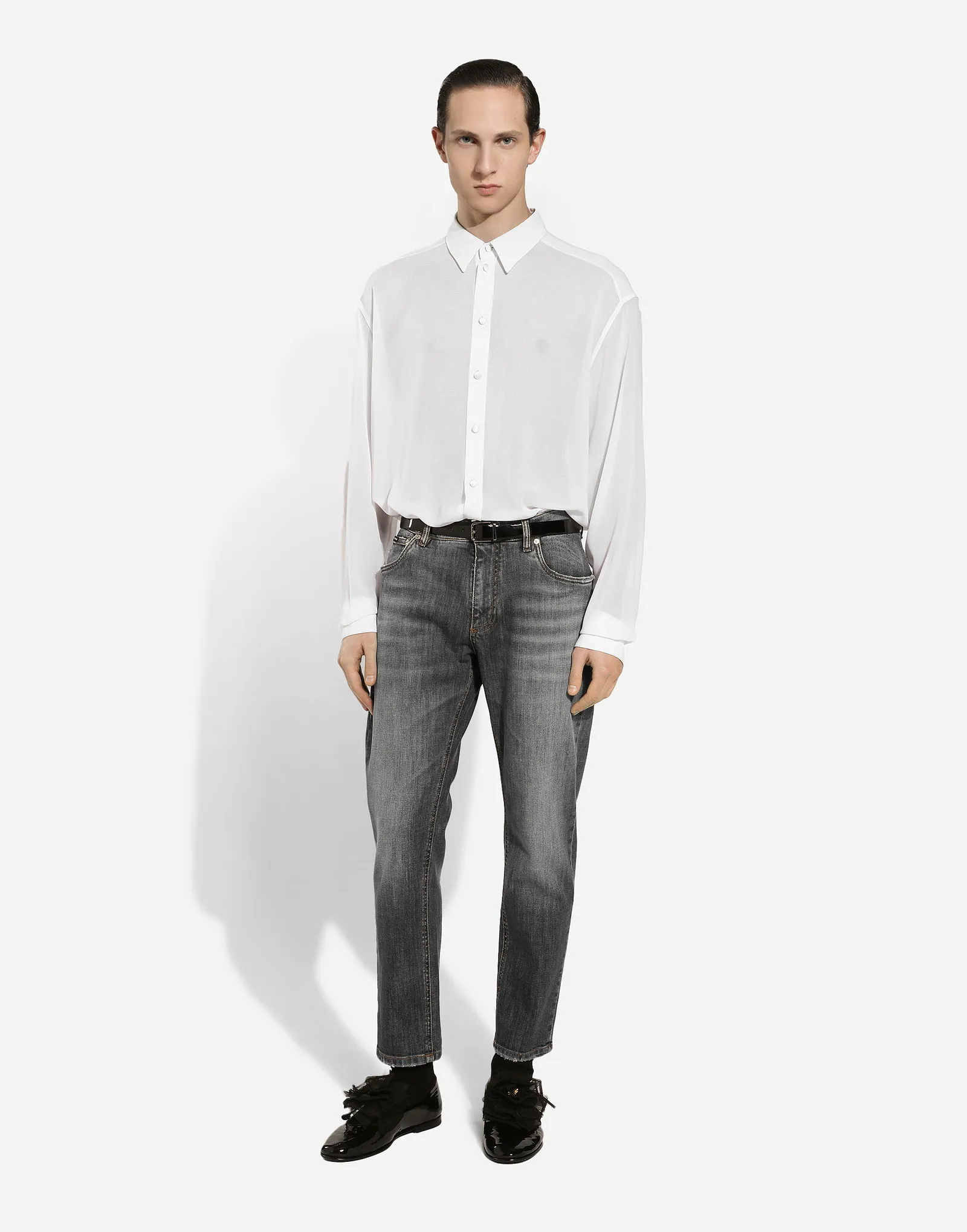 Hemd Dolce & Gabbana Silk Shirt G5MG9TFU1ARW0800
