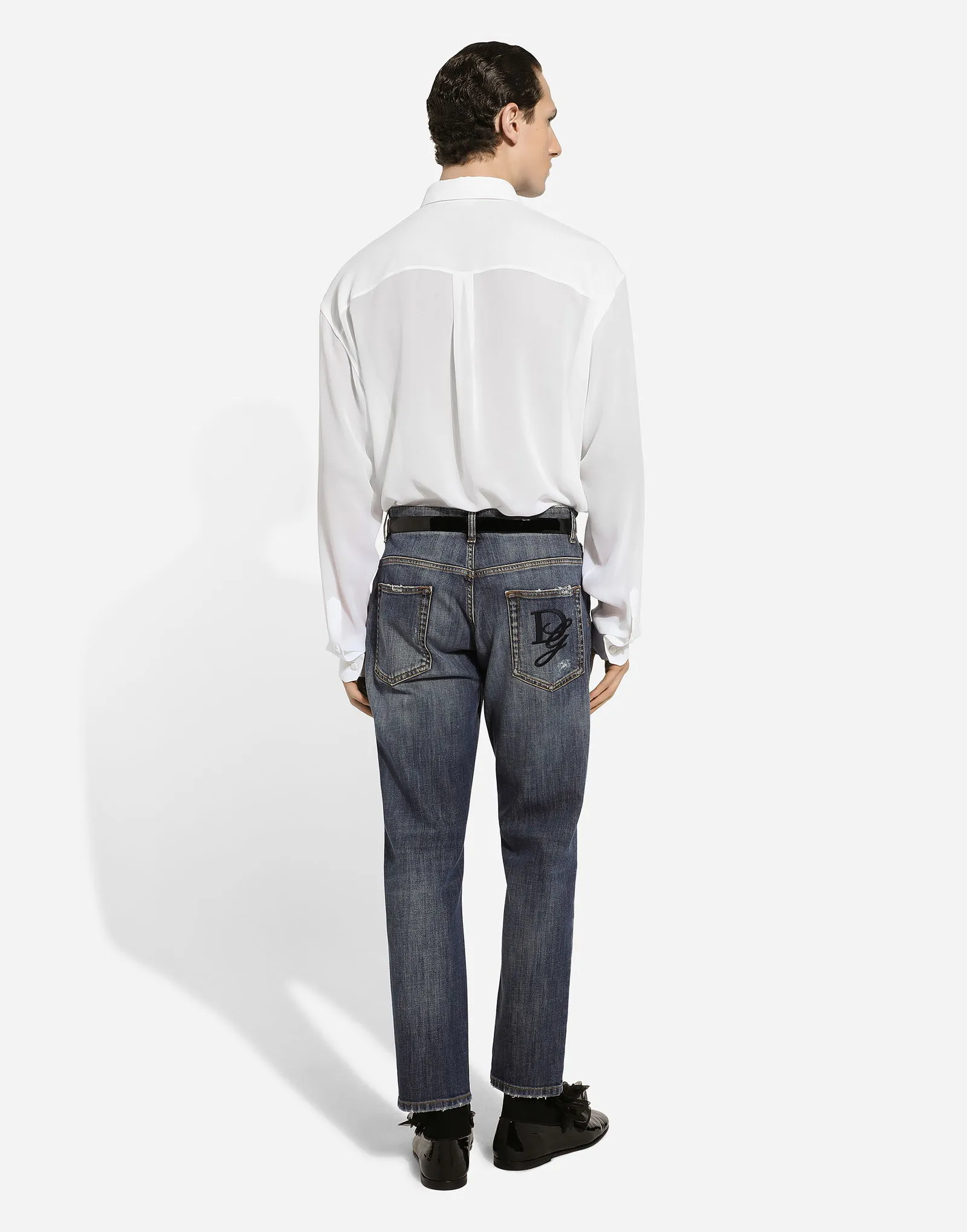 Hemd Dolce & Gabbana Silk Shirt G5MG9TFU1ARW0800
