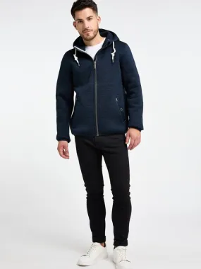Herren Strickfleeceblouson