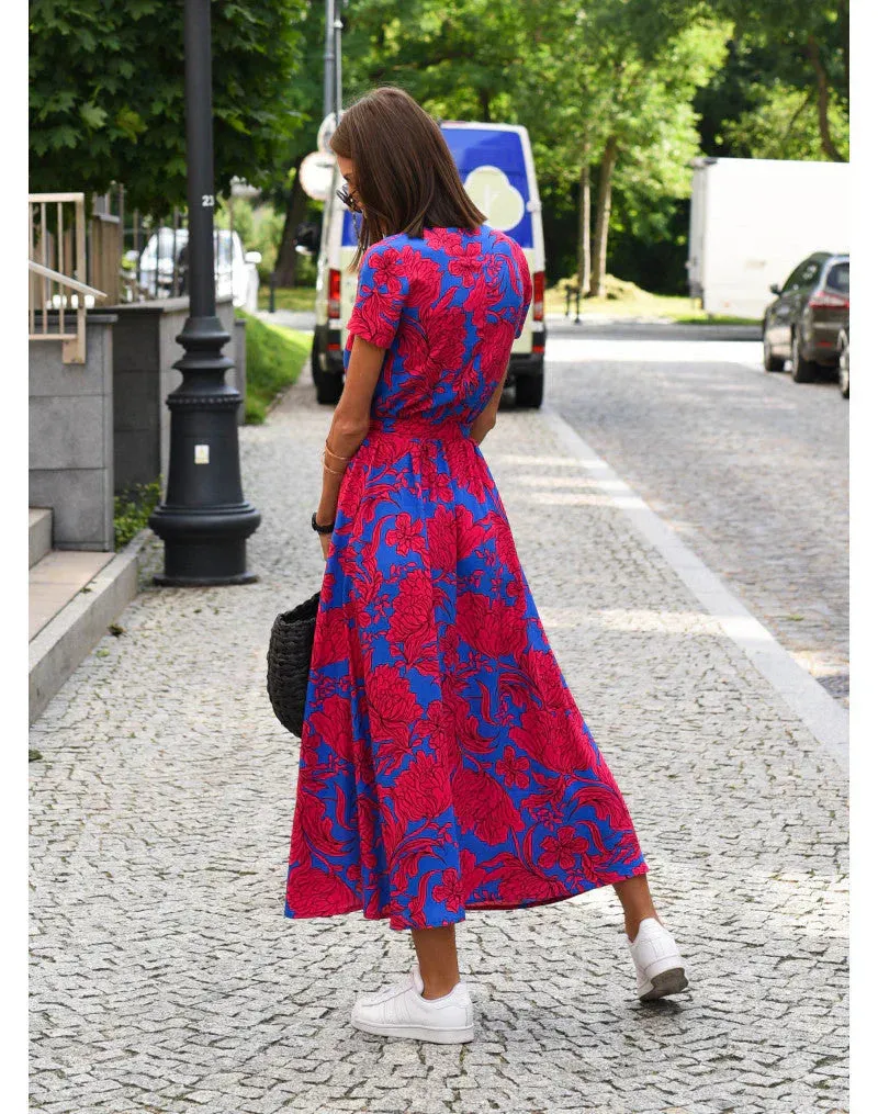 lange Sommerstrandkleid