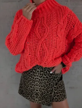 Pullover mit Stehkragen ALL BRAIDS – versch. Farben