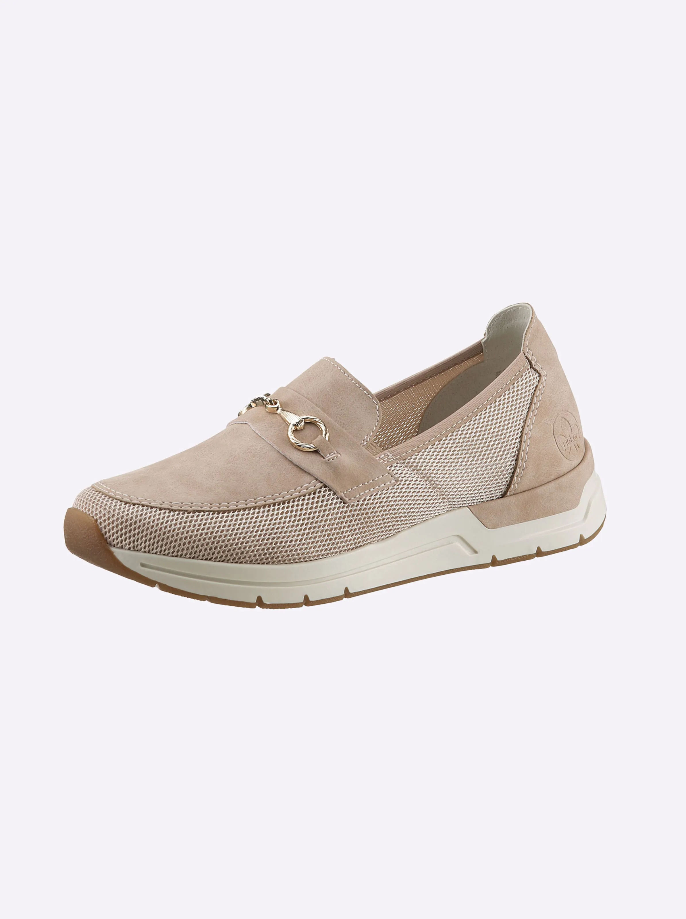 Rieker Slipper in apricot
